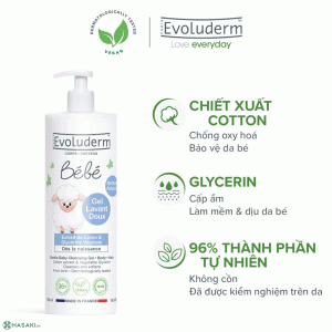 Sữa tắm gội dịu nhẹ cho bé 500ml