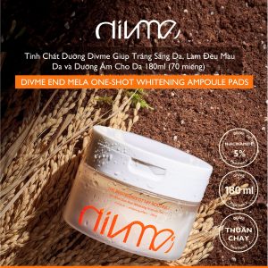 END MELA One-shot Whitening Ampoule Pads 180ml (70 pads)